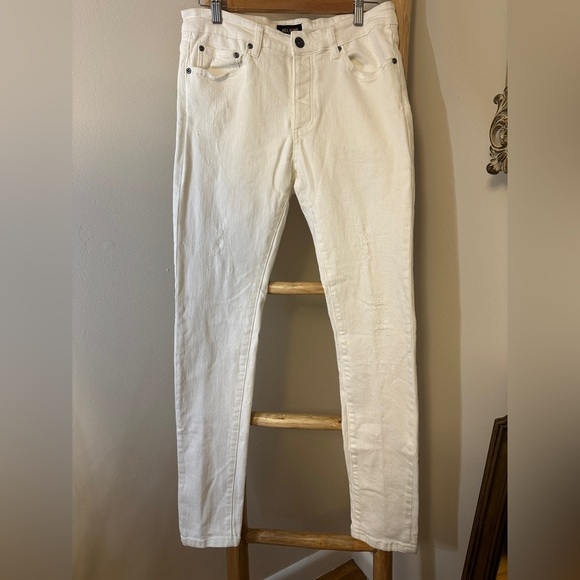 Well Known Studios The Dean Street Slim Fit Jeans White 32 - Picture 1 of 14